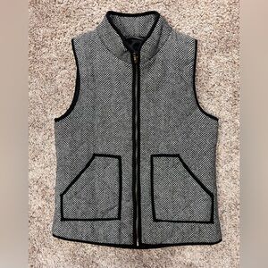 Quilted Herringbone Vest